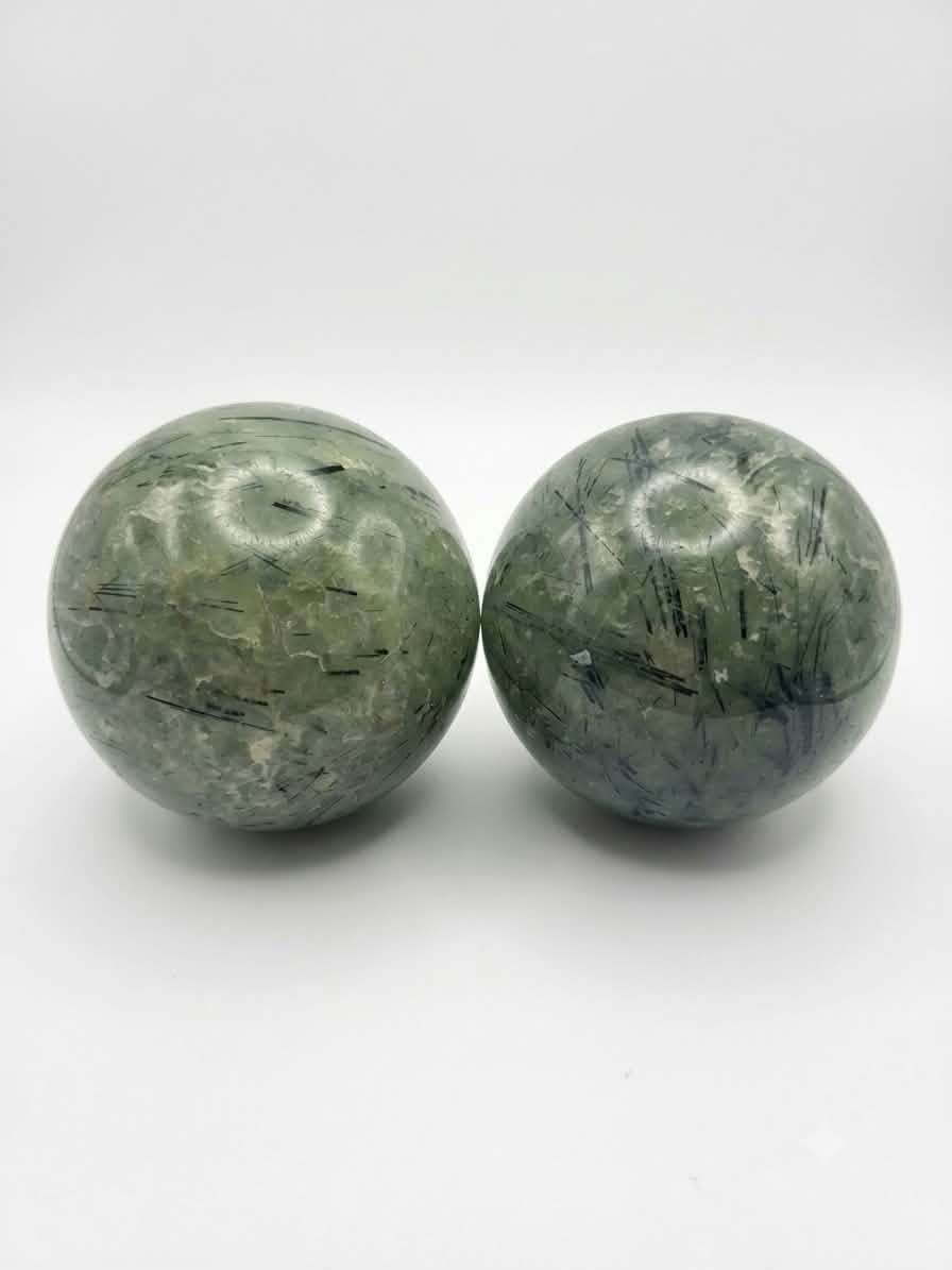 Sphères de Prehnite avec Épidote | Pièces uniques