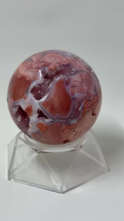 Agate fleur de cerisier