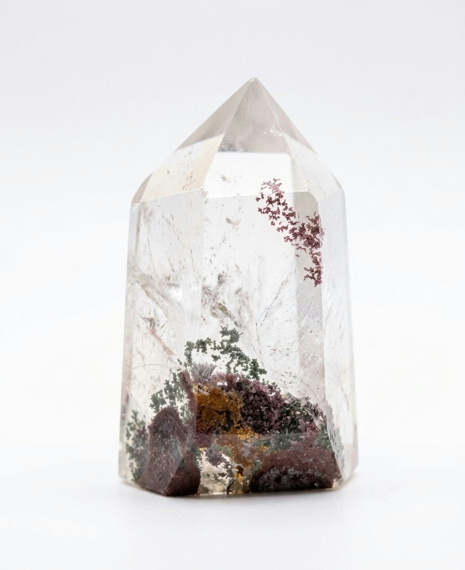 Quartz Jardin (Lodolite) – Paysage Mystique & Énergie Naturelle